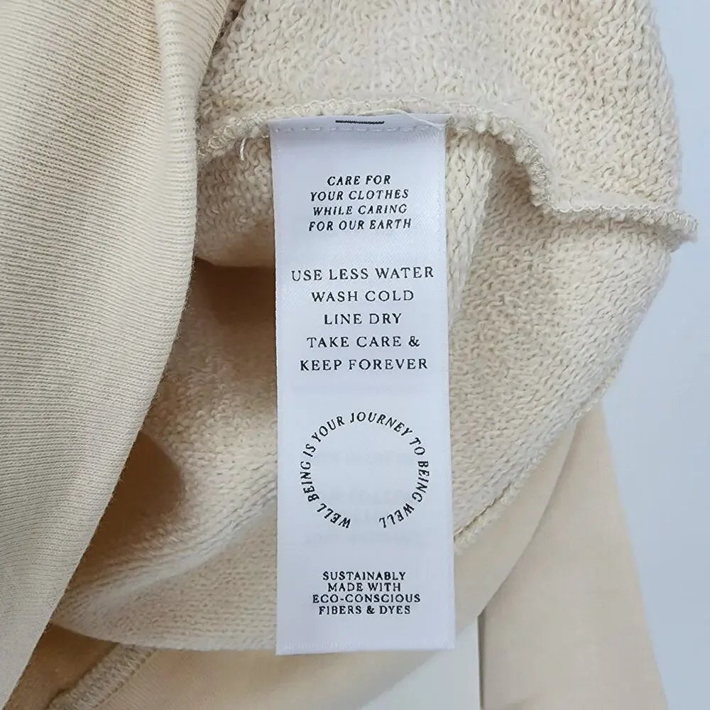 Revolve WellBeing + BeingWell Goldie Sweatshirt in Bone White Size Medium